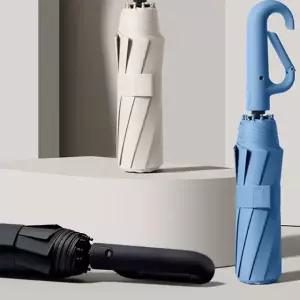 16살대 고급 튼튼한 파스텔 솔리드 자동 장우산 경량 대형우산 가성비 좋은