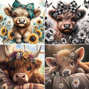 성인 및 초보자를 위한 숫자로 색칠하기, 25.4 DIY 페인트 캔버스에 숫자 벽 아크릴 물감, 4팩, 장식 X 색칠하는 홈 유화 10인치) 키트 아티스트 25.4CM(10