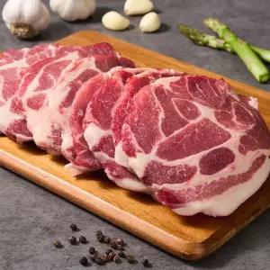 (e) 육즙 가득 손질 냉동 돼지 목살 1kg