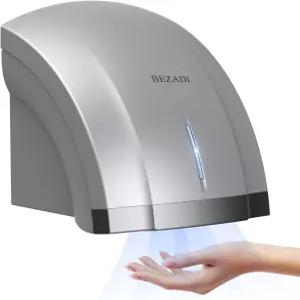 BEZADI 1800W 고속 핸드 드라이어 자동 온기 및 냉기류 벽걸이형 가정용 산업용 욕실용 소형 상업용 - 110V