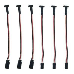 RC 모델 JR 연장 케이블 마그네틱 자동차, DIY 스냅온 드론 3쌍 모델용 및 비행기, 기타