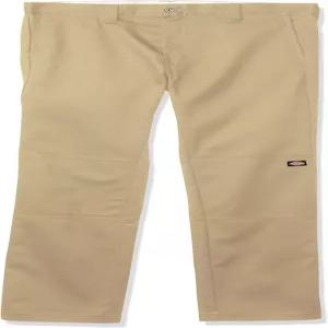 디키스 보이의 스키니 스트레이트 더블 무릎 팬티 - 무릎과 허리를 강화한 신축성 있는 교복 바지