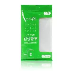 명진 김장봉투 중 10포기용 2매 다용도 위생비닐 BZK1+4Eeh
