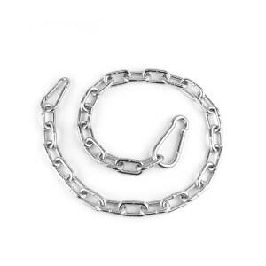 URBANMOVER 튼튼한 스테인리스 체인 잠금 링크 게이트 카라비너 포함 스윙 펀칭 의자 31인치 하드웨어용 해먹 78 펜스 7CM