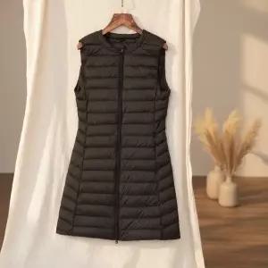 [다잇템] 여성 FW 롱 경량 덕다운 베스트_24596879_588872