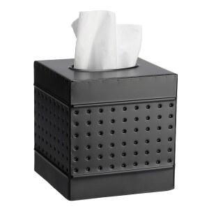 HOOWEN 티슈 박스 커버 디스펜서 테이블 해머드 모던 핸드 침대 화장대용 욕실 홀더 스퀘어 장식용 카운터 바닥 오픈 사무실용 금속 세련된
