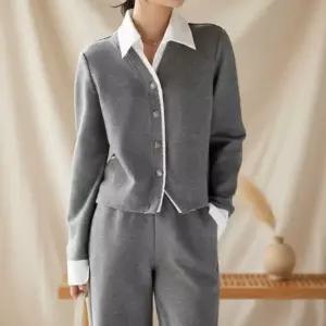 [다잇템] 여성 셔츠와 스웨터 셋업 코디 세트_24596799_588872