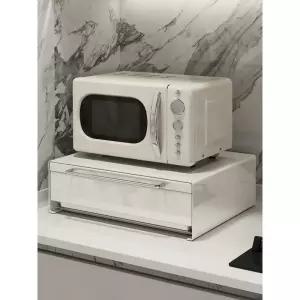 전자레인지 선반 수납장 밥솥 2단 거치대 가정용 렌지대