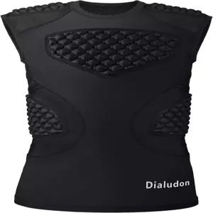 디알루돈 남자 유소년 축구 가슴 보호대 5패드 패딩 셔츠 하트 흉골 어깨 럭비 야구 라크로스 농구용