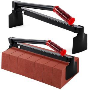 LOTHEE 2팩 벽돌 집게 튼튼한 손잡이 리프팅 포함 조절 포장 도구 플라스틱 가능한