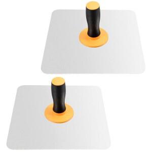 PINGEUI 30 5CM 12 손잡이와 석조 건식 호크 편안한 석고 2개 있는 벽체용 벽체 그립 시멘트 단단한 12인치 모르타르 둥근 모서리가 알루미늄