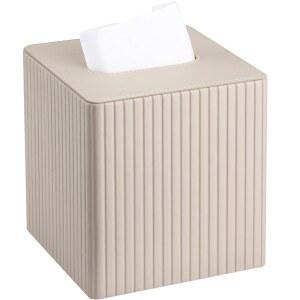 KINGFOM 티슈 박스 커버 상자 베이지 홀더 장식 사각 냅킨 포함 가죽 스트립 거실 크리넥스용 PU 얼굴 자석 사무실 바닥