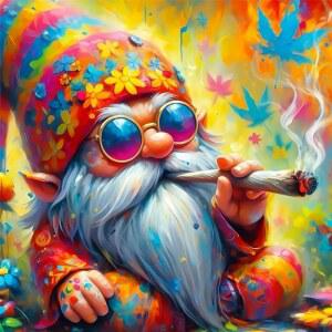 MEOTHAN 숫자로 페인트 난쟁이 초보자를 위한 벽 홈 캔버스에 40.6CM(16 DIY X 16인치) 프레임 키트, 장식 없음 쉬운 아크릴 40.6