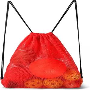 GSE 게임 및 스포츠 전문가 19인치 x 15인치 레드 메시 백팩. 체육 장비 수영 장난감 야구/소프트볼