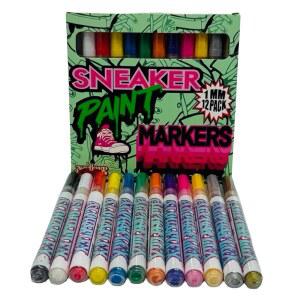 운동화 커스터마이징, 캔버스, 패브릭, 유리, 나무, 색상 다양한 위한 알파플렉스 세트, 페인트 니브, 4MM 12팩 세라믹을 마커