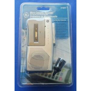 마이크로카세트 레코더 5377 음성 인터뷰 녹음기 기록 강의 휴대용