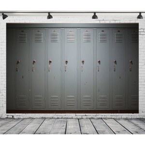 그레이 라커룸 사진 배경 소품 체육관 탈의실 장식 사물함 테마 보관 스튜디오 부스 학교 촬영 옷장 캐비닛 파티