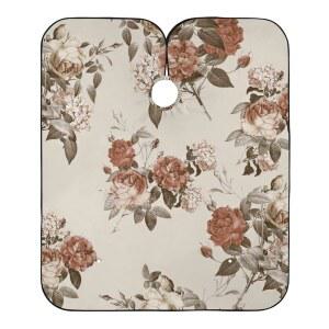 ALAZA 레트로 스타일 로즈 플로럴 남성 139 턱받이 망토 면도 헤어컷 여성용 커팅 이발사 4CM 방수 수염 165 헤어 앞치마 55