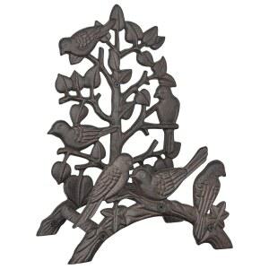 RIXIGOOD 소박한 주철 정원 마운트 마당 빈티지 튼튼한 가지 호스 오거나이저 블랙 파티오 장식용 홀더 디자인 행거 브라운 워터 보관 야외