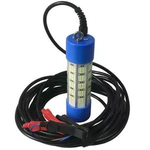 고출력 수중 집어등 400W 12V 220V 불빛 라이트 황색 10m