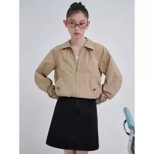 [빈폴레이디스][B. my] 나일론 볼륨 점퍼 베이지 (BF5439N50A)