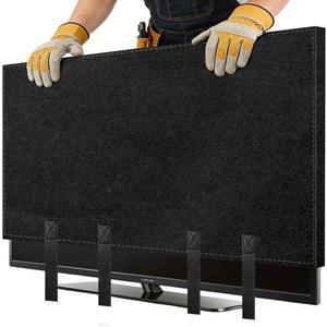 이사용 메이마오 TV 커버, 하단 스트랩이 있는 60~65인치 평면 화면 보호기, 먼지 긁힘 방지 집 이사, 페인트칠, 주택 개조, 애완동물