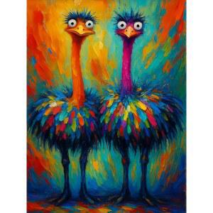 DOTSTART 숫자로 색칠하기, 캔버스에 숫자 키트 페인트, X 유화, 가정 장식용 40.7CM(11.8 2개, 벽 페인팅 29.5 DIY 색칠하기 15.7인치) 쉬운 아크릴