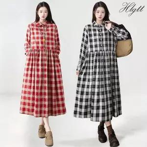 [NS홈쇼핑][헬리꽁땡]무이뚜면체크원피스(색상선택)[35764224]