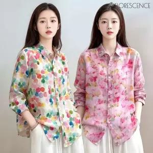 [NS홈쇼핑][플로레센스]루아노바도트셔츠블라우스2종[35764234]