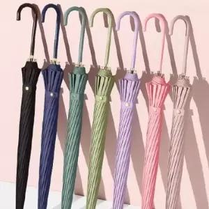 [NS홈쇼핑]16K 튼튼한 모던 장우산 감성컬러 롱핸들 방풍 자동장우산 데일리 필수템..