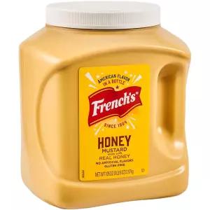 프렌치 허니 머스타드 105온스 - 디핑 소스 용기 1개 샌드위치 버거 사이드 등에 사용하기에 가장