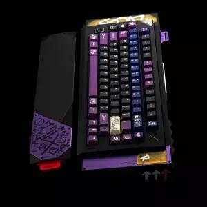 호환  FBB 키캡 데맨드 퍼플 스타일 1.7mm 두께 PBT 키캡 식 키보드 매직 축 노트북 PC DIY