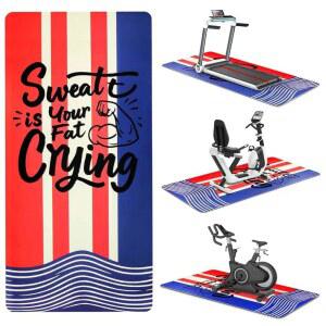 러닝머신 매트|엑스트라 라지 76''x36''| 6mm 초두꺼운 소음 감소로 무거운 작업용 워킹 매트 러닝머신, 경목 바닥, 카펫 바닥, 콘크리트, 타일 바닥