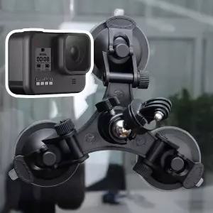 [골드스마일]고프로 오즈모 호환 액션캠 자동차 유리 흡착식 거치대 마운트