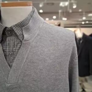 [하프클럽/트레몰로]트레몰로 HC10 2026 봄 니트 카라티 TRNBP6S1401