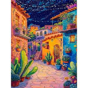 XSJDBYYQ 숫자로 페인트 키트 성인 초보자, 페인팅 30.5 쉬운 홈 거리 데코 X 아크릴 월 유화 숫자 페인트, 16인치) 캔버스에 40.6CM(12