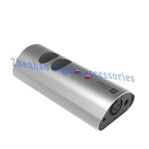 멜로오디오 미니 USB 인터페이스 휴대용 사운드 카드 마이크 레코딩 (아이패드, 아이폰 호환, 안드로이드