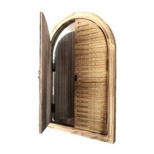 창문 카페 인테리어 벽장식 창틀 북유럽 페이크창문 Aㅣ80x115cm 아치