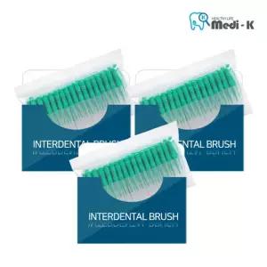 [메디케이] 국산 치간칫솔 I형 50p SSS(0.7mm) x 3
