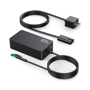 127W Surface Book 3 충전기, Microsoft 2 1, Windows Laptop Studio /Pro / Go 전원 공급 장치 AC 어댑터 코드, 마그네틱 플러그 및 LED를 사용한 고속 충전