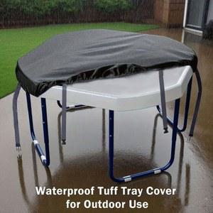 1PC 탄성 터프 트레이 커버 70 스트랩이있는 스탠드가있는 플레이 100CM 믹싱 야외 방풍 방수