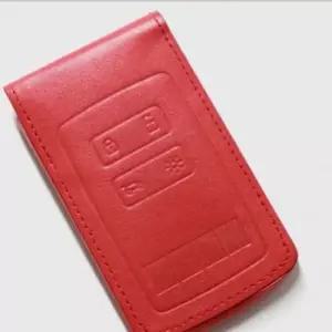 키홀더 삼성 4버튼용 외 소가죽 스마트키케이스 홀더 QM6