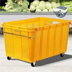 다용도바구니 대형 이동형 수납바구니 실용적 카트 컨테이너