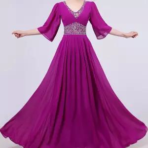 연주복 드레스 공연 빅사이즈 벨벳 연주복드레스 성악 무대