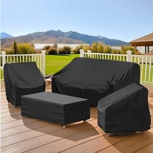 야외 의자 커버 소파 테이블 정원 가구 보호 먼지로부터