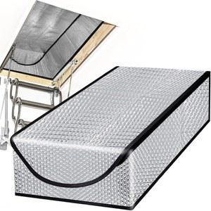 다락방 계단 단열 커버 에너지 절약 단열재 사다리 지퍼가 텐트 이중 있는 버블