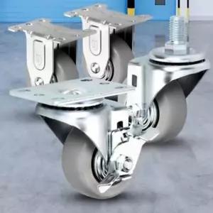 경량 3 회색고무 소형 핸드카트바퀴 수레바퀴