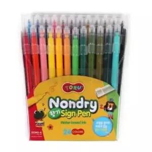 [문구] 사인펜 24색 어린이미술도구 어린이사인펜