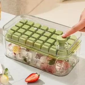 원터치얼음틀 와르르 32구 미니 사각 원터치 아이스트레이 얼음통