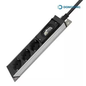 국산멀티탭 애니탭 고용량 멀티탭 3구 블랙 누전차단(20A) 1.5m